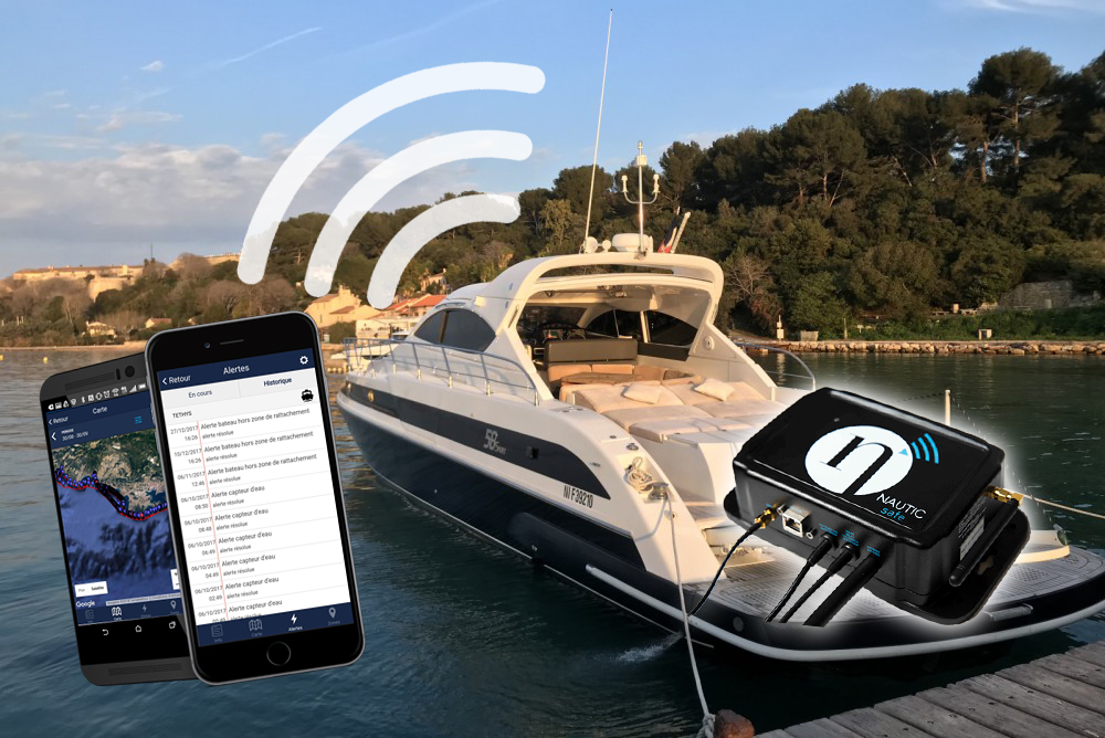 Passionboat Mandelieu - Solutions connectées pour les professionnels du nautisme - Boitier Nautisafe