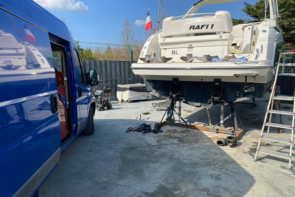 Passionboat Mandelieu - Entretien Bateaux avant Hivernage - Côte d'Azur