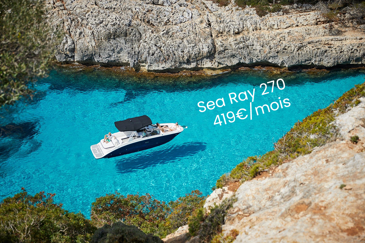 Liberty Pass Passionboat Mandelieu - Sea ray 270 à 409€/mois