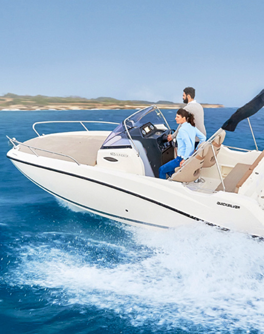 Quicksilver 605 Sundeck à louer à Mandelieu chez Passionboat